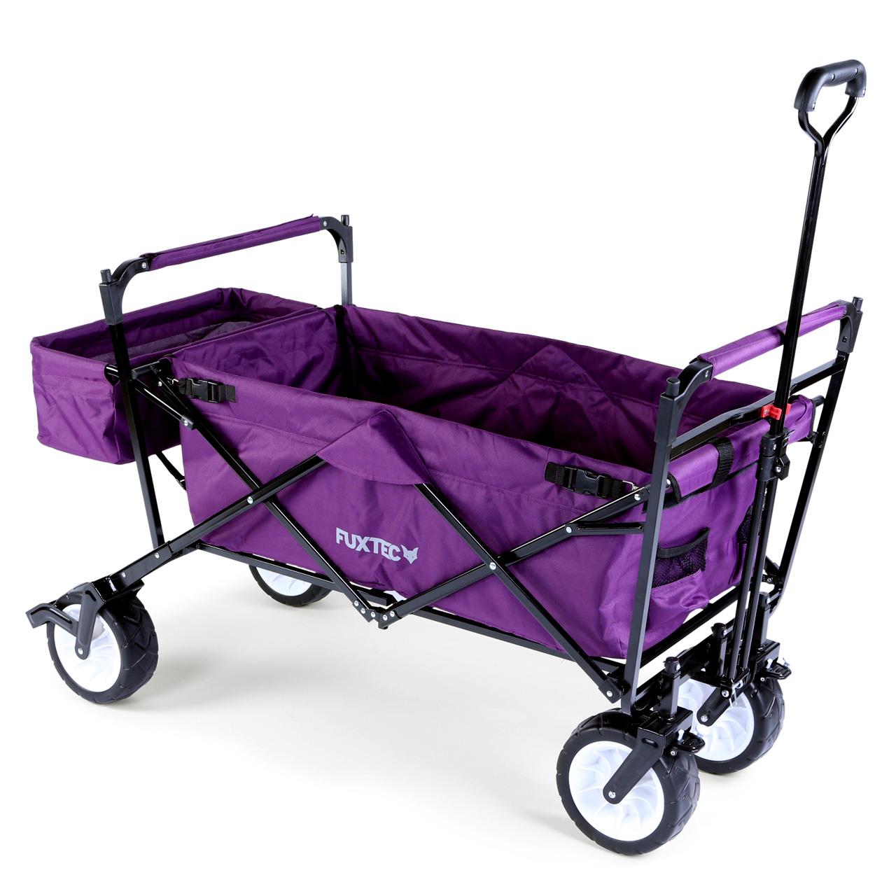fuxtec-bollerwagen-jw-76cp-lila-mit-sonnendach-b-ware image 5
