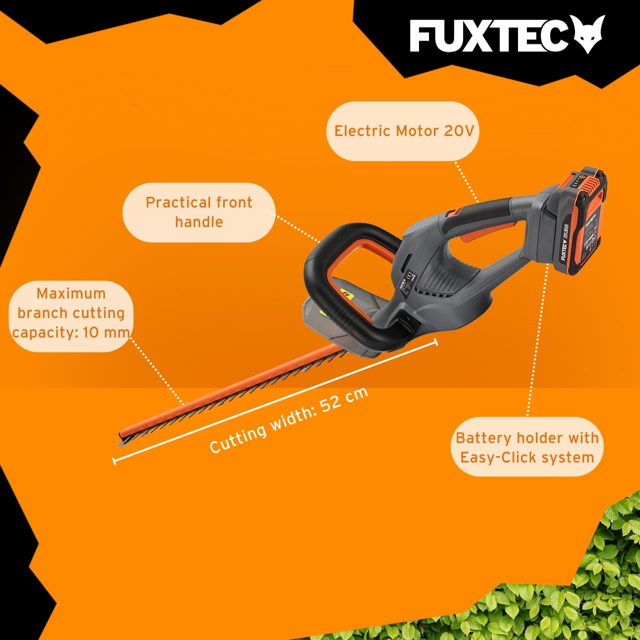fuxtec-fx-ht20-set-akku-heckenschere-52-cm-mit-20v-akku image 6