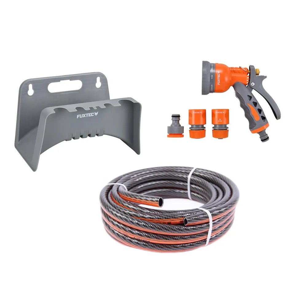 fuxtec-bew-sserungsset-komfort-50-mit-wandschlauchhalter-und-50-m-schlauch image 1