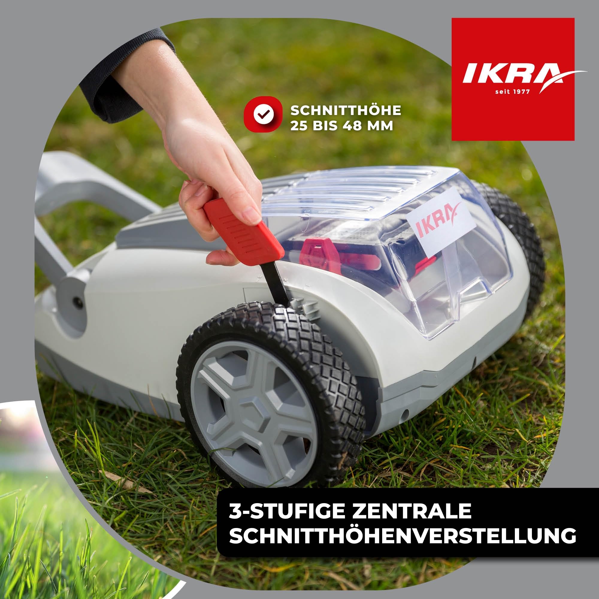 ikra-ichm-20-akku-einhandm-her-20-v-f-r-kleine-rasenfl-chen-bis-50-m-inkl-akku-l image 3