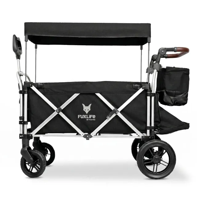 fuxtec-fuxlife-premium-bollerwagen-fx-ctl950-f-r-2-kinder-mit-sonnendach image 1
