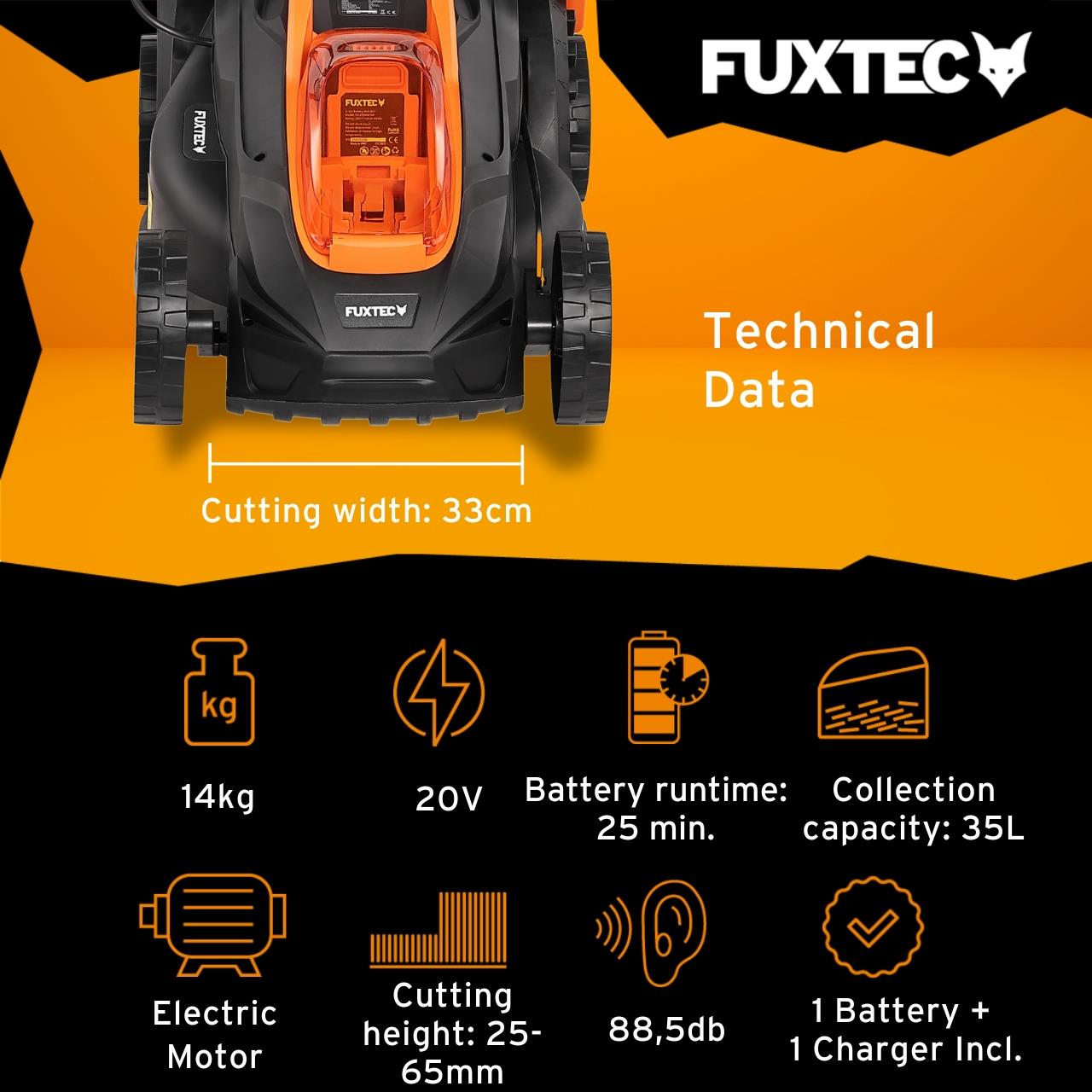 fuxtec-akku-rasenm-her-fx-lm2030set-uk-20v-33cm-mit-akku-und-ladeger-t image 3