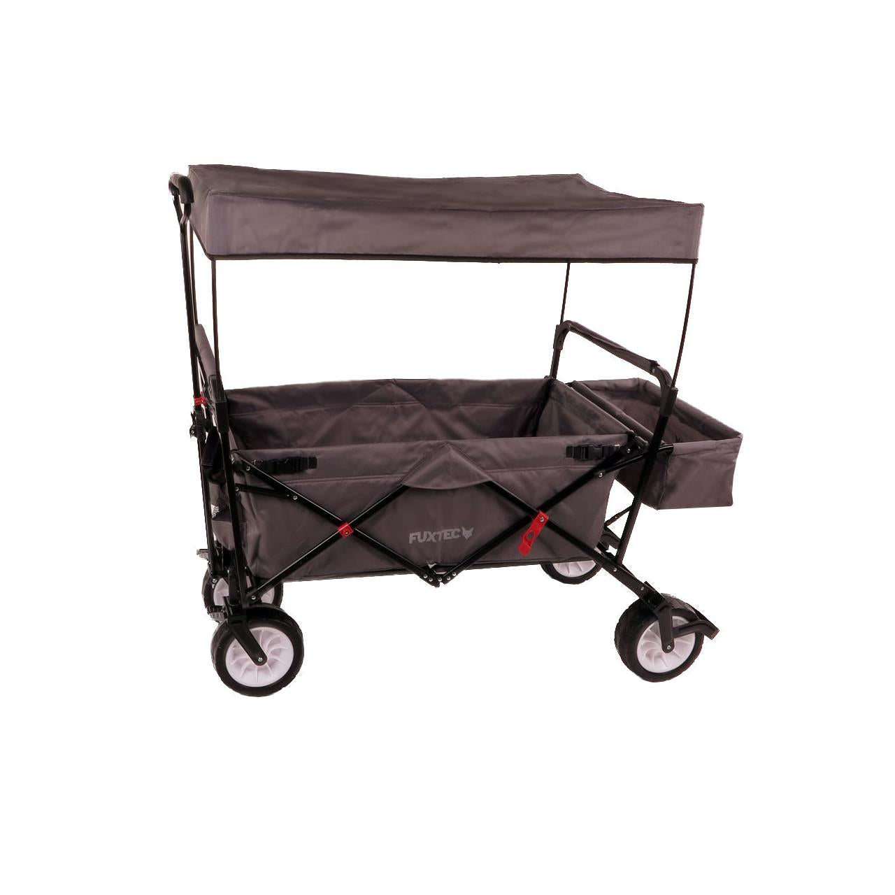 fuxtec-bollerwagen-jw-76cg-grau-mit-sonnendach-b-ware-faltbar image 2