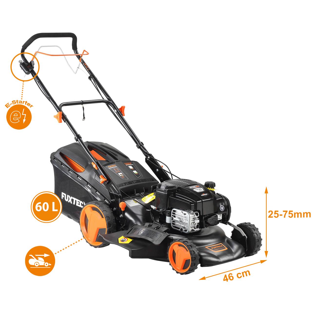 fuxtec-fx-rm46bs475is-benzin-rasenm-her-46cm-briggs-stratton-instart-mow-n-stow- image 2