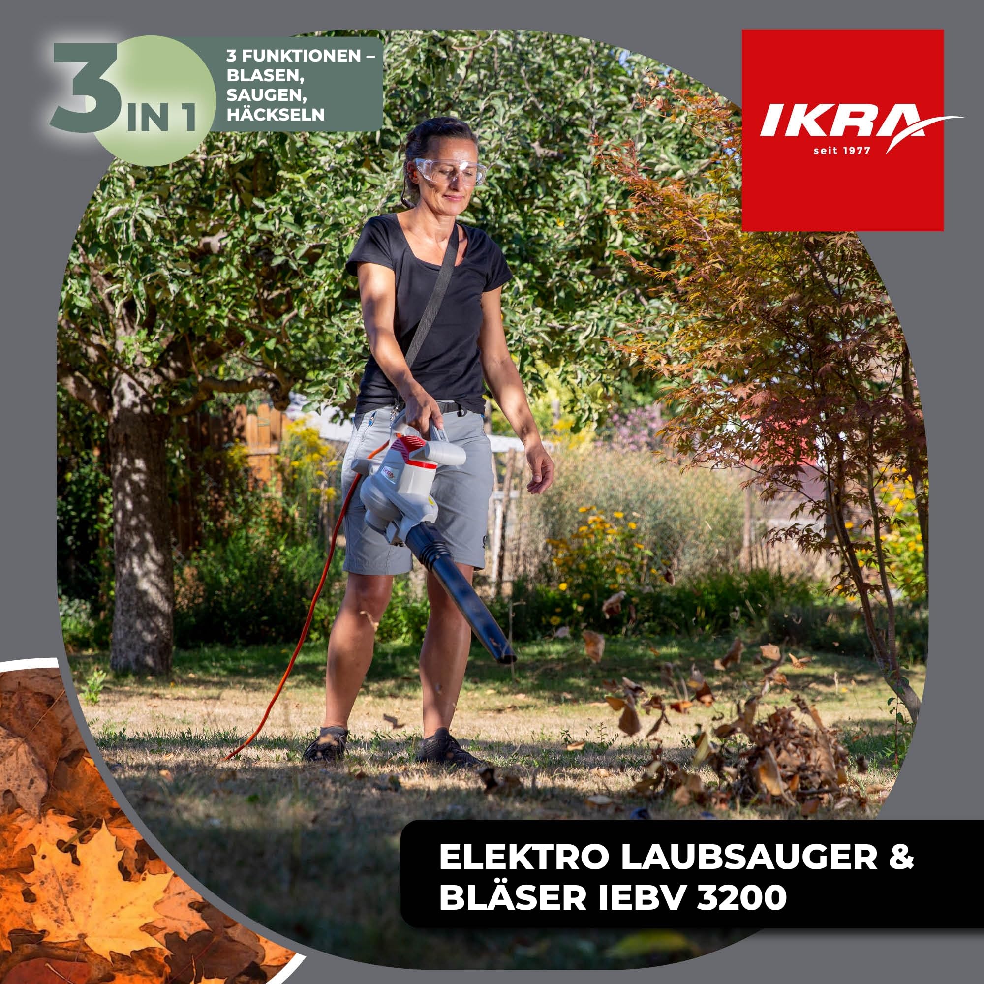 ikra-iebv-3200-elektro-laubsauger-laubbl-ser-3in1-3200-w image 2