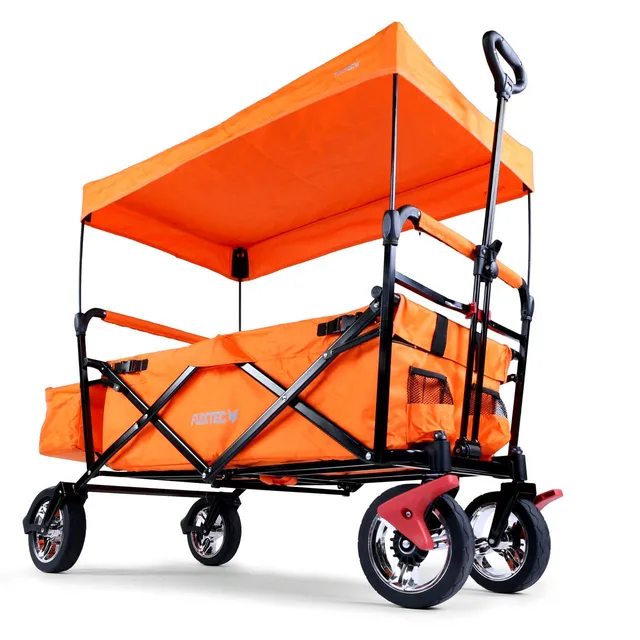 fuxtec-fx-ct500-bollerwagen-orange-mit-sonnendach-b-ware-neu image 1