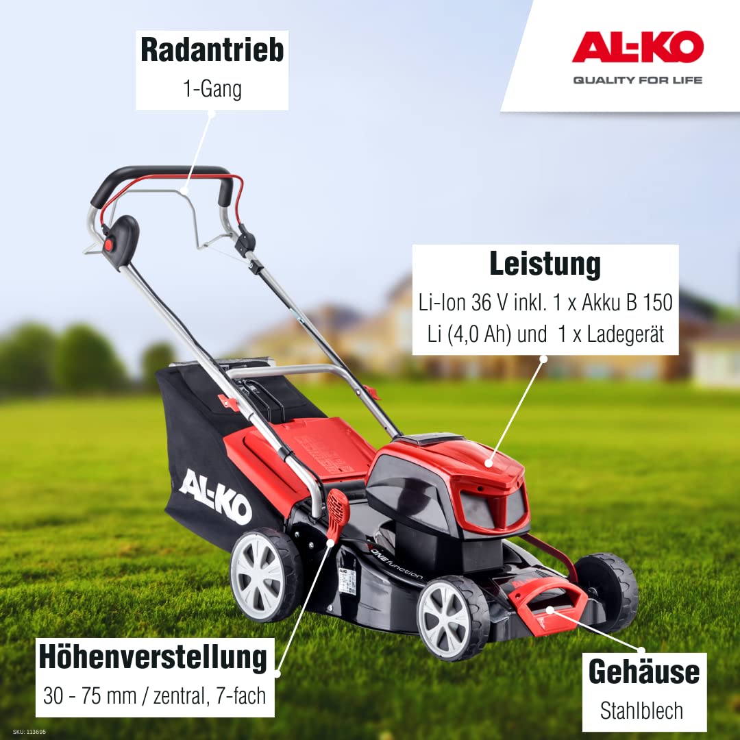 al-ko-42-9-li-sp-energy-flex-akku-rasenm-her-42-cm-mit-radantrieb-inkl-36v-akku image 2