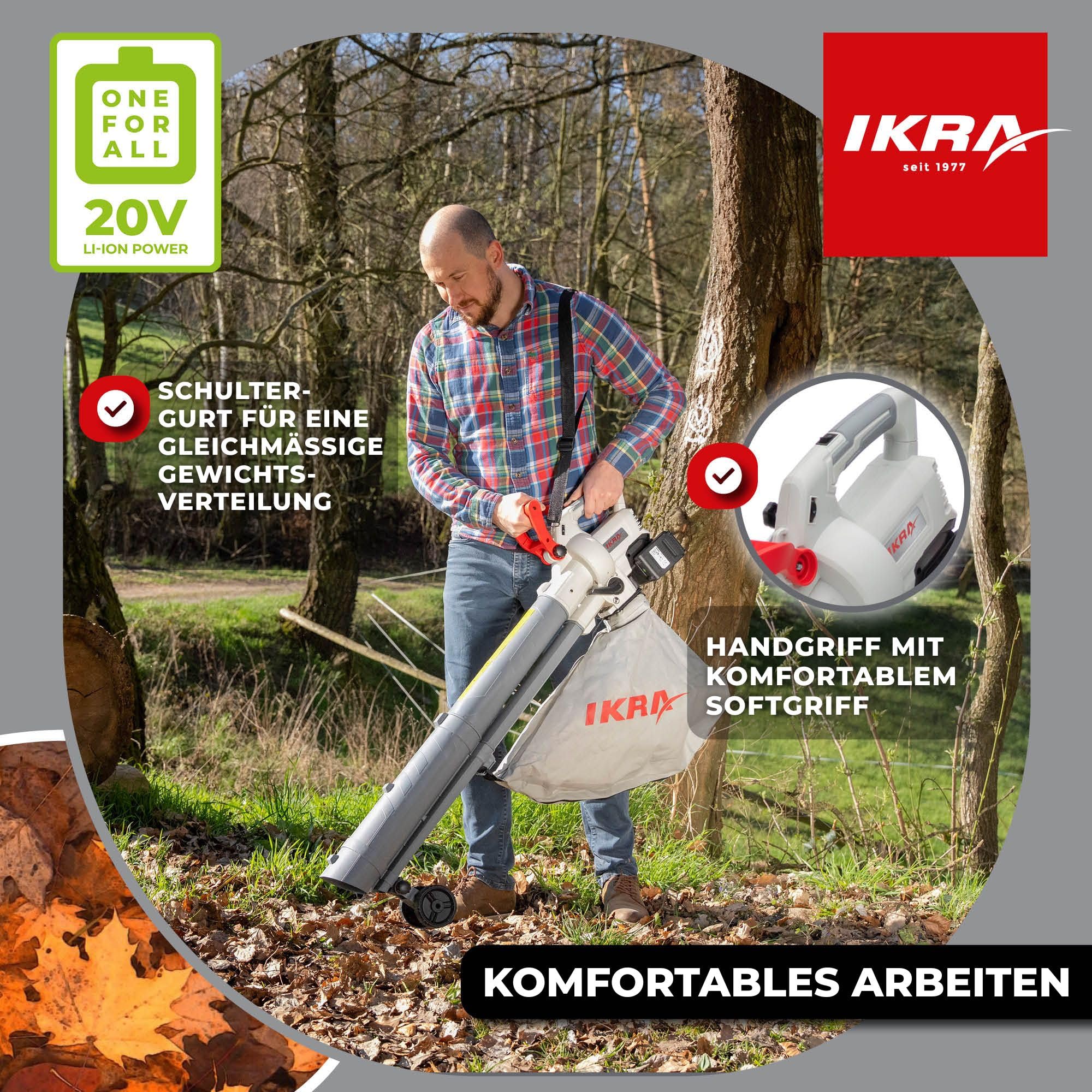 ikra-ials-2-20-3in1-akku-laubbl-ser-laubsauger-mit-2-akkus-und-ladeger-t image 3