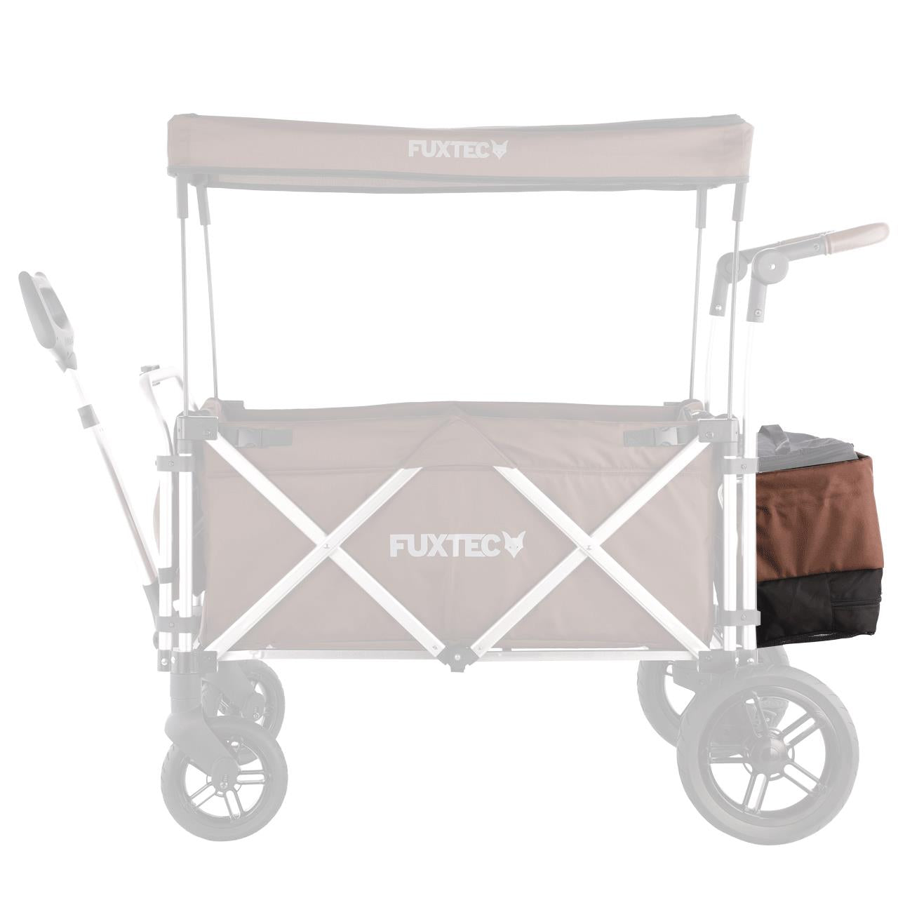 fuxtec-stoffbezug-hecktasche-braun-f-r-bollerwagen-ctl900-ersatzbezug image 1