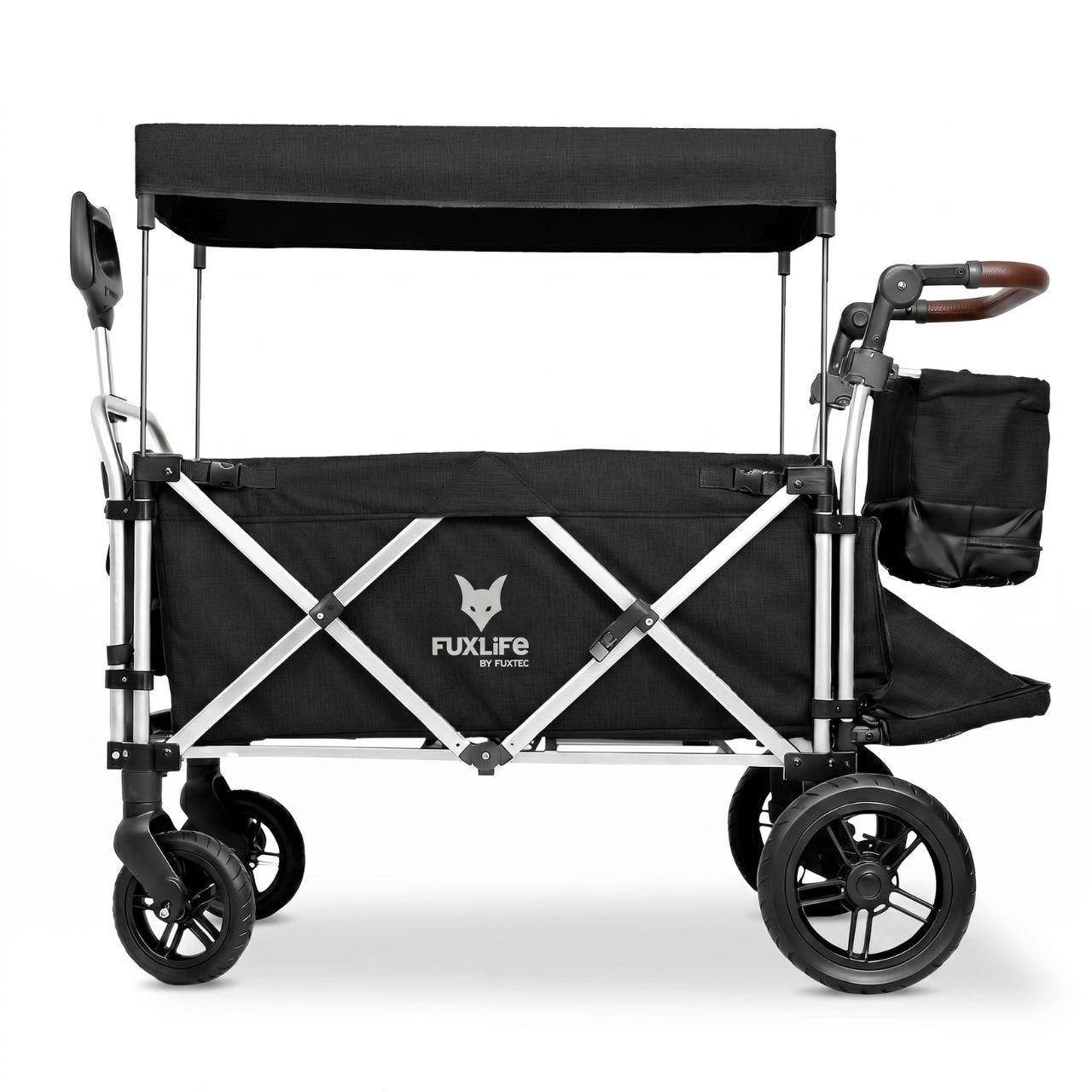 fuxtec-fuxlife-premium-bollerwagen-fx-ctl950-f-r-2-kinder-mit-sonnendach image 1