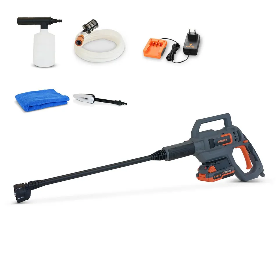 fuxtec-fx-e1hdr20-20v-akku-hochdruckreiniger-set-mit-2ah-akku-und-ladeger-t image 1