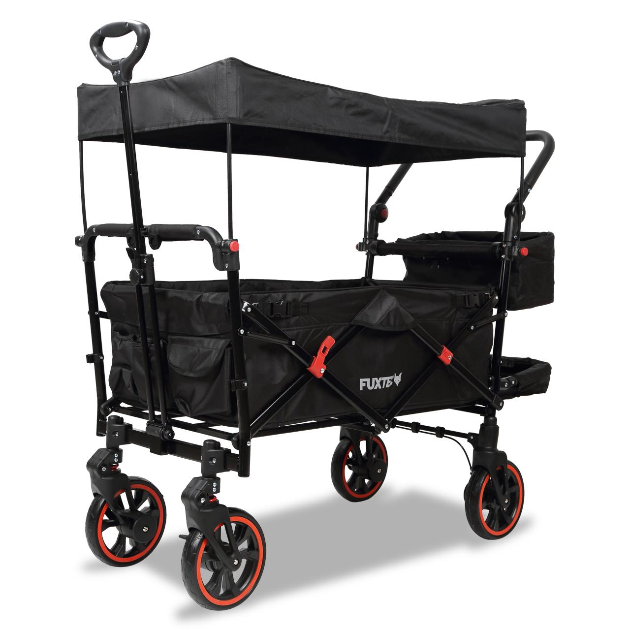 fuxtec-premium-bollerwagen-fx-ct850-schwarz-b-ware-faltbar-bis-75-kg image 1