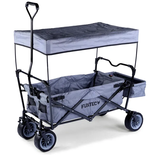 fuxtec-b-ware-bollerwagen-fx-bw100-grau-faltbar image 1