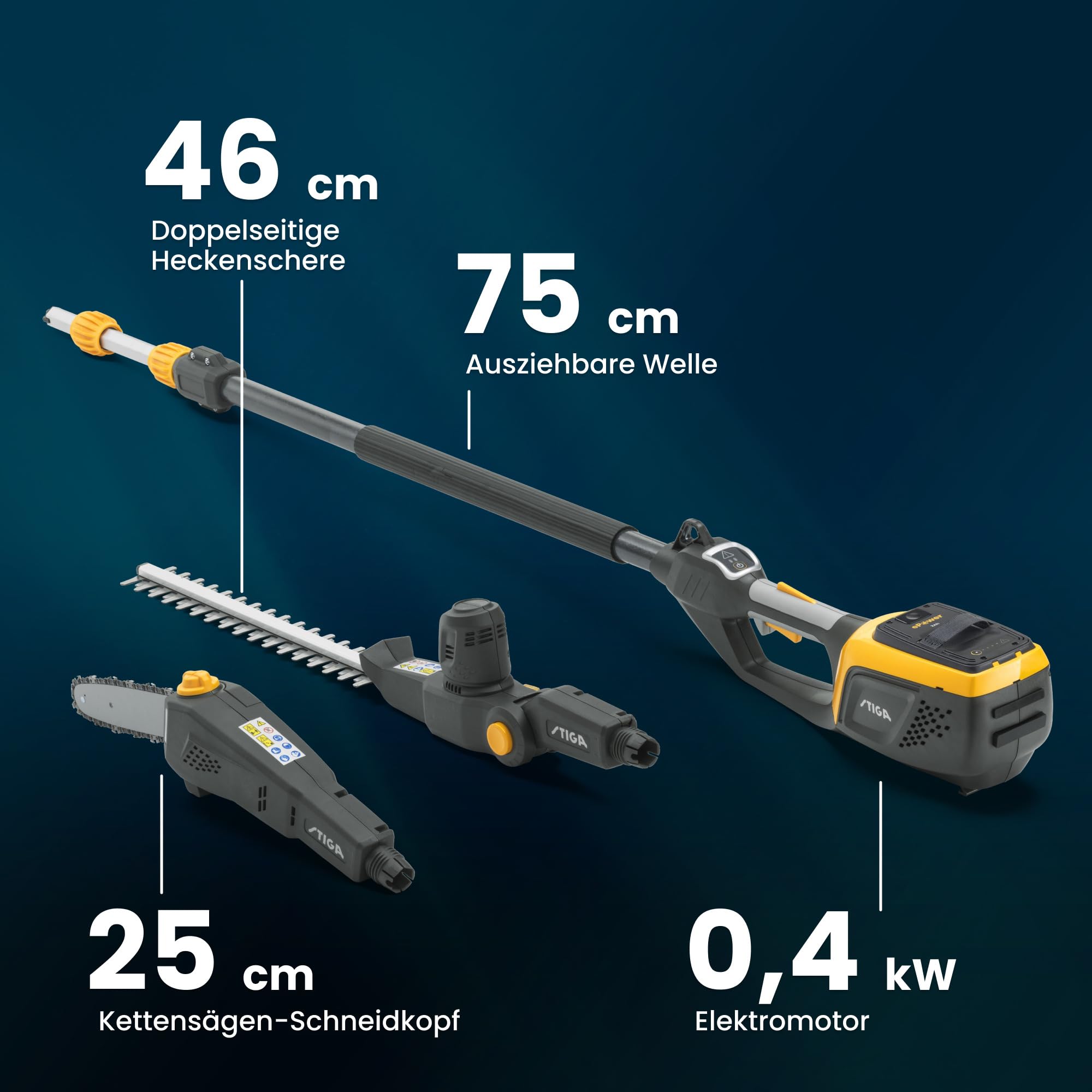 stiga-mt-500e-akku-multitool-heckenschere-und-hochentaster-46-cm-25-cm-teleskop- image 7