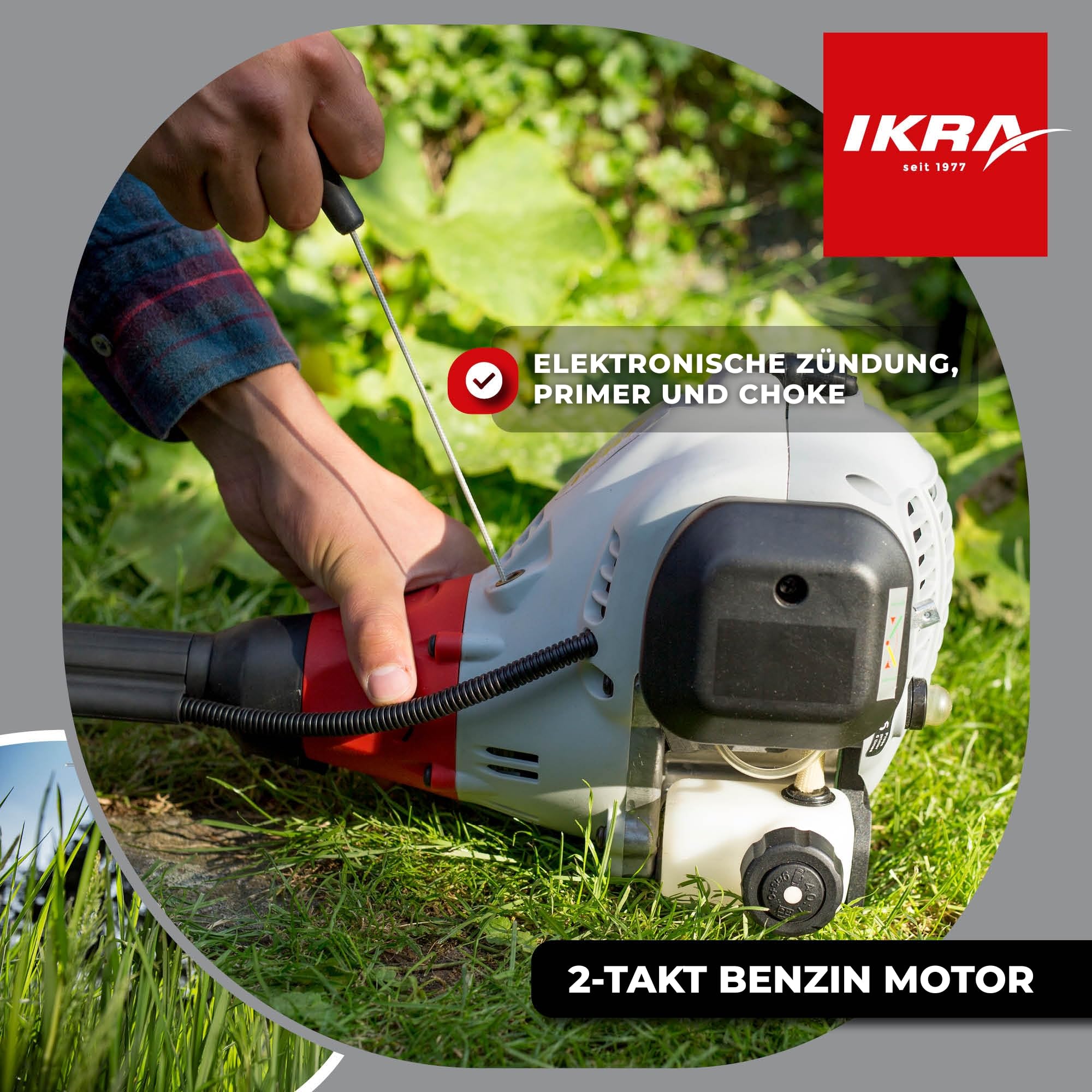 ikra-ibf-25-1-benzin-freischneider-inkl-faden-messer image 4