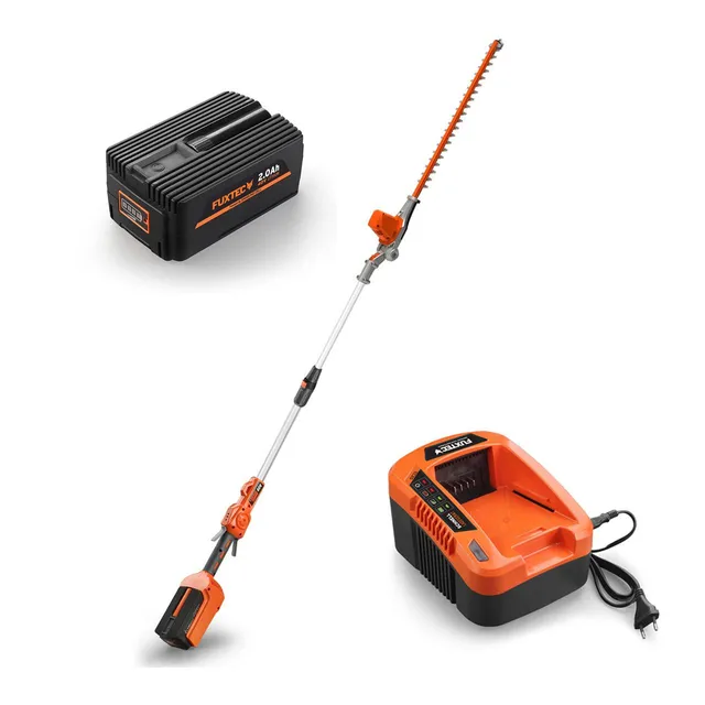 fuxtec-40v-akku-hochheckenschere-e920d-set-mit-akku-und-ladeger-t-b-ware image 1