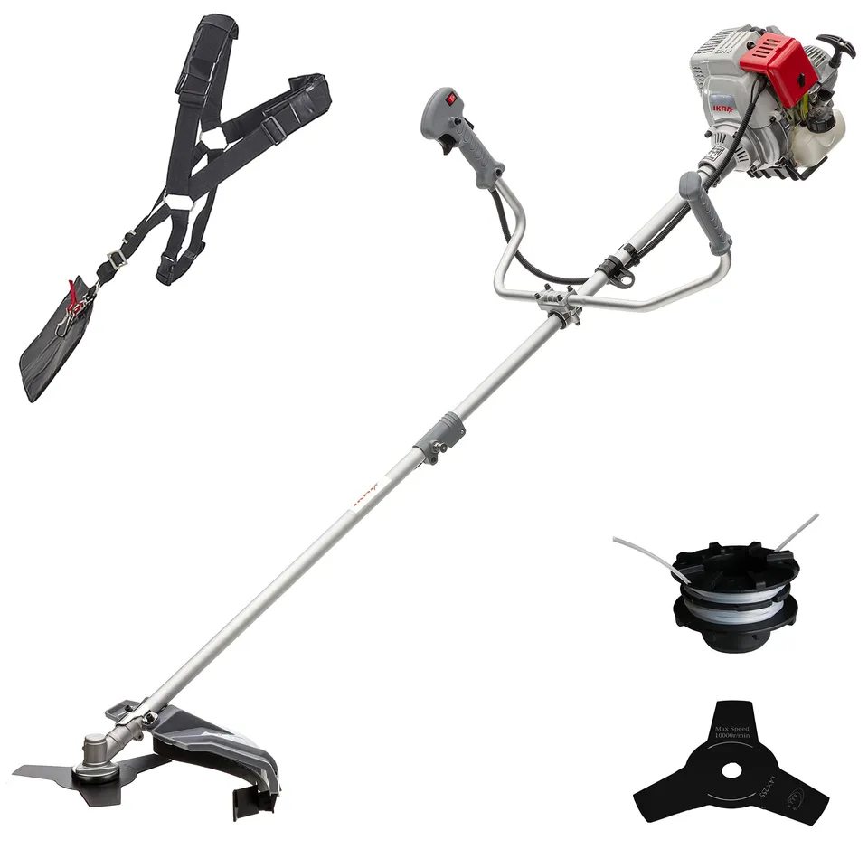 ikra-ibf-31-4-benzin-freischneider-mit-4-takt-motor-31-cm-inkl-fadenspule-3-zahn image 1