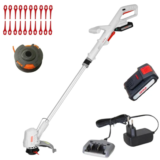 ikra-iart-2025-2in1-akku-rasentrimmer-20v-inkl-akku-ladeger-t-fadenspule-20-nylo image 1