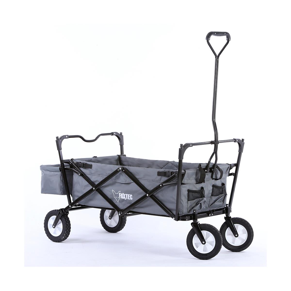 fuxtec-bollerwagen-ct300-grau-mit-sonnendach-b-ware image 2