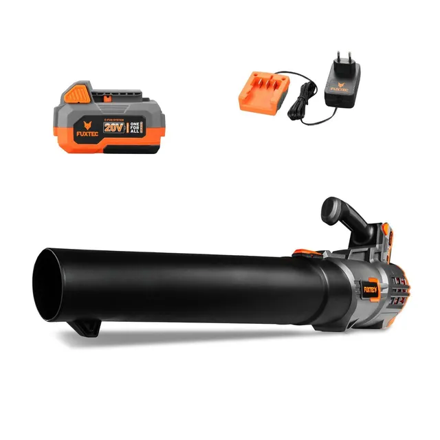 fuxtec-20v-akku-laubbl-ser-fx-e1lb20-set-1-inkl-4ah-akku-und-ladeger-t image 1