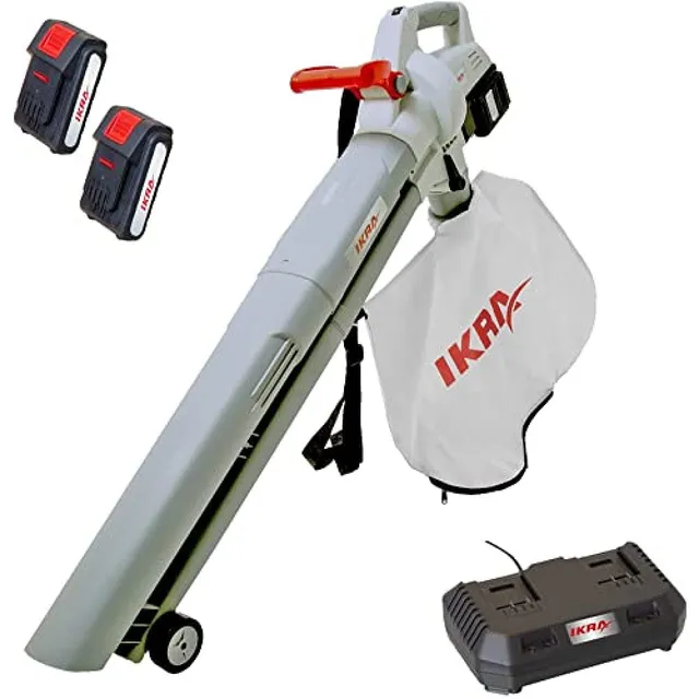 ikra-icbv-2-20-akku-3in1-laubbl-ser-laubsauger-laubh-cksler-40-v-mit-2x-20v-akku image 1