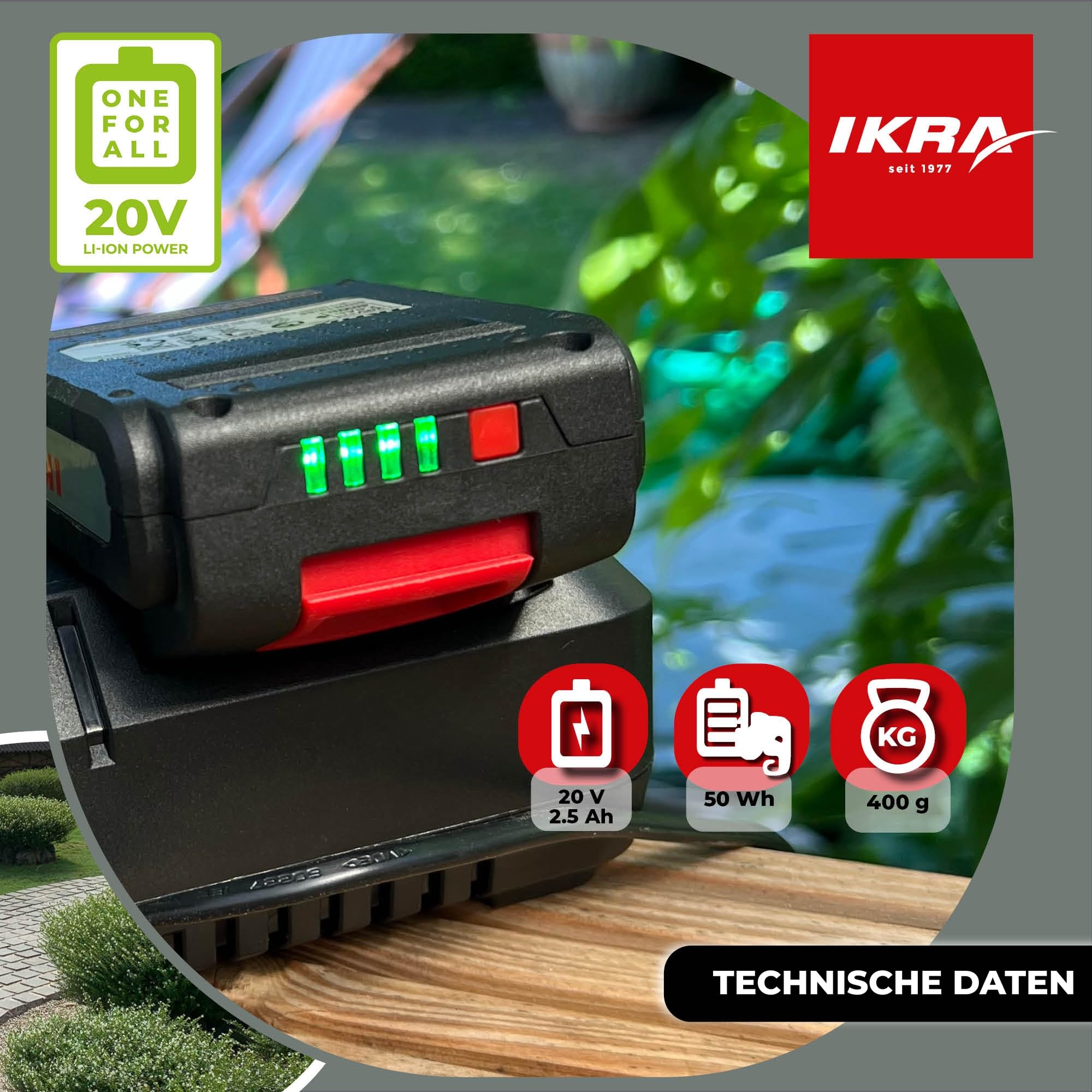 ikra-akku-li-22-2-20v-2-5ah-li-ion-one-for-all-systemakku image 6
