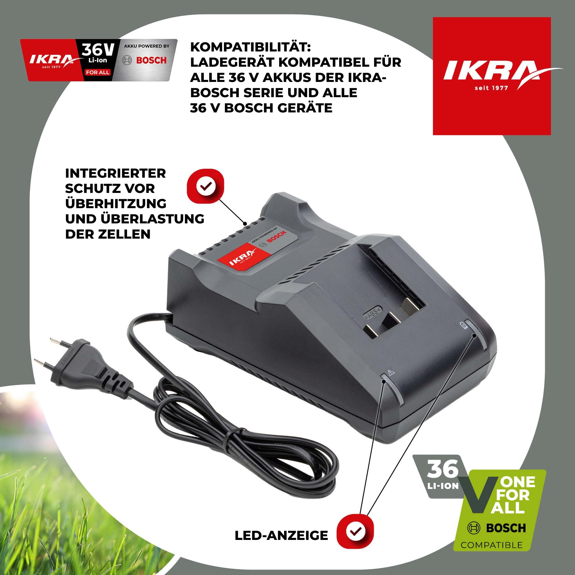 ikra-al-36v-20-36v-akku-ladeger-t-ladestation-2-0a-mit-led-anzeige image 3