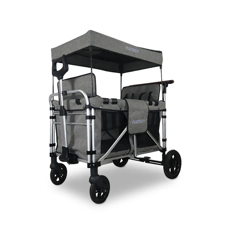 fuxtec-fx-ctxl900-xl-luxus-bollerwagen-4-sitzer-grau-b-ware image 1