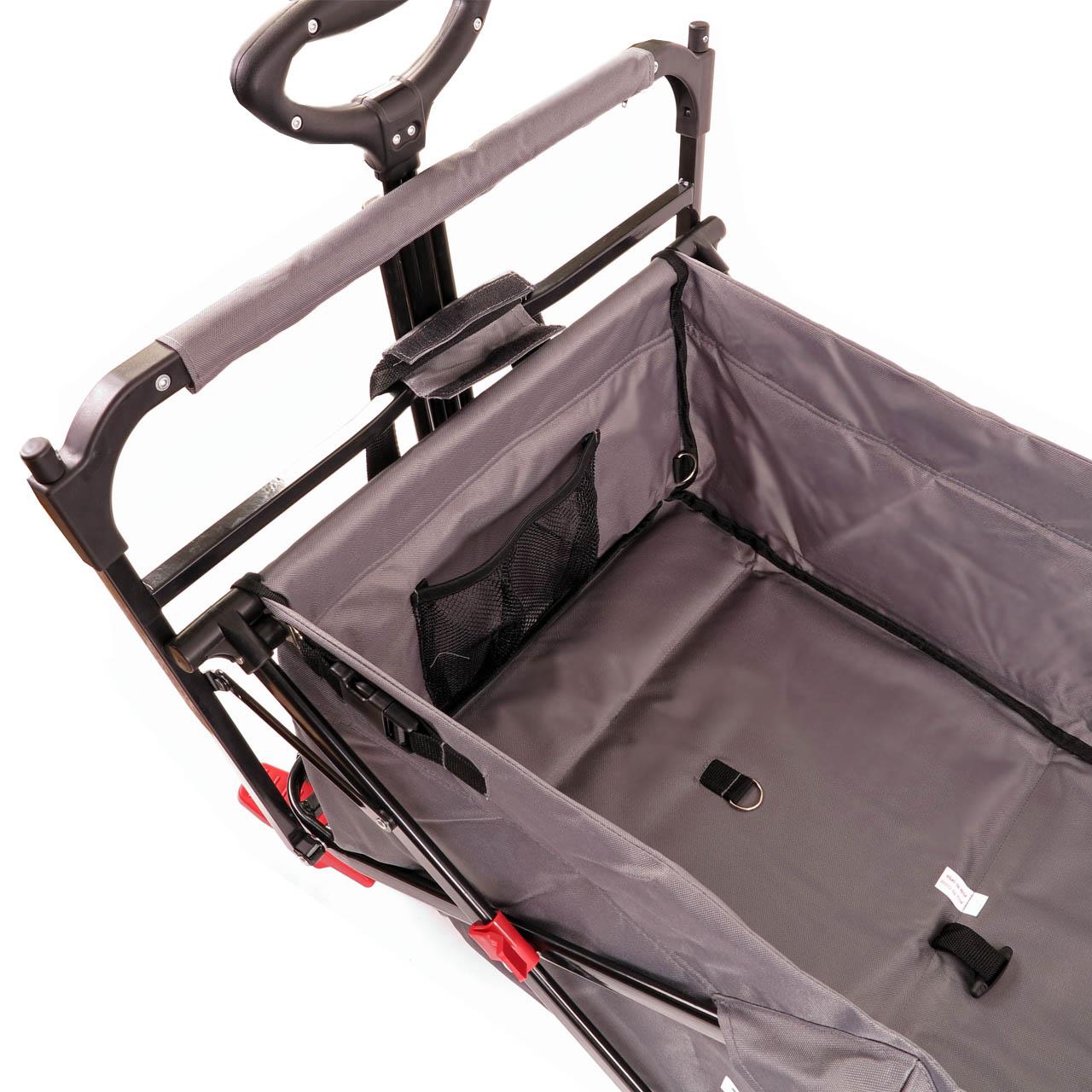 fuxtec-ct-400gr-faltbarer-bollerwagen-grau-mit-sonnendach-b-ware image 7