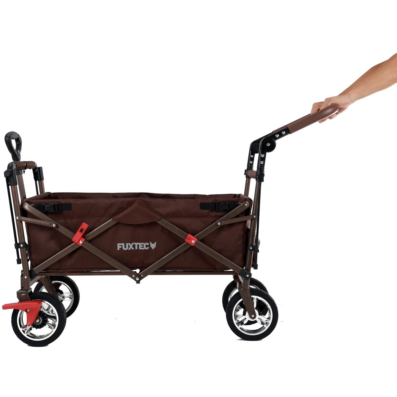 fuxtec-bollerwagen-fx-ct700-faltbar-in-grau-mit-uv-sonnendach-und-schiebegriff-b image 5
