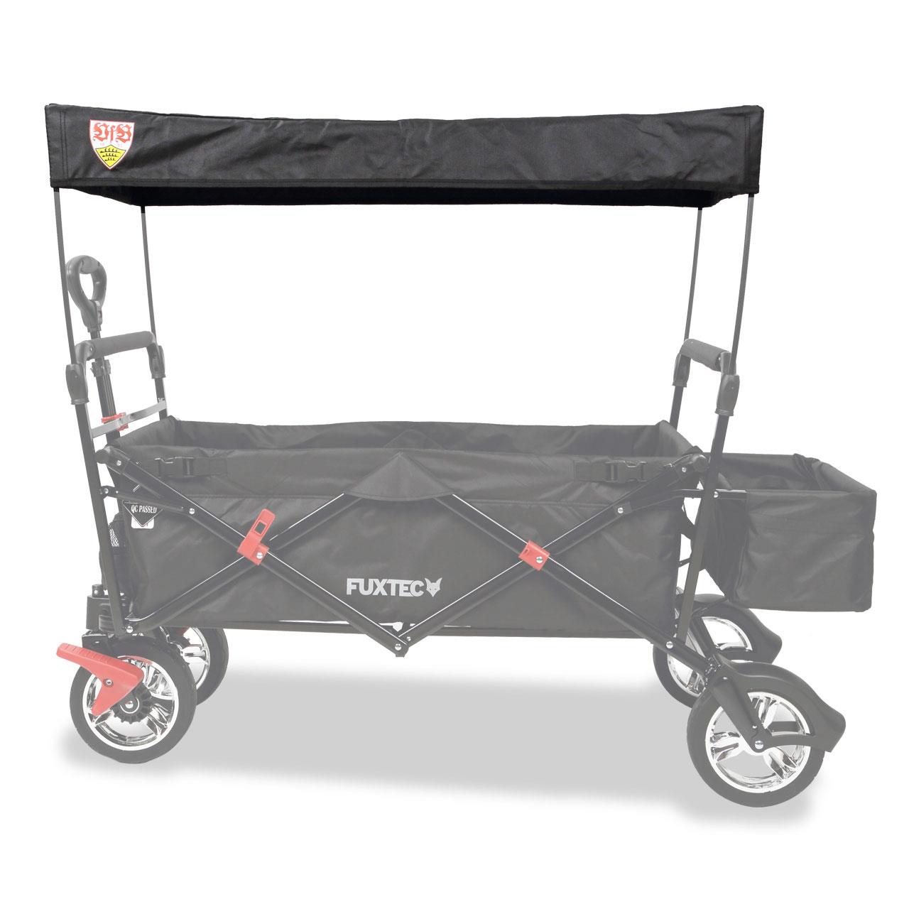 fuxtec-sonnendach-schwarz-vfb-edition-f-r-ct350-ct500-jw76c-bollerwagen image 1