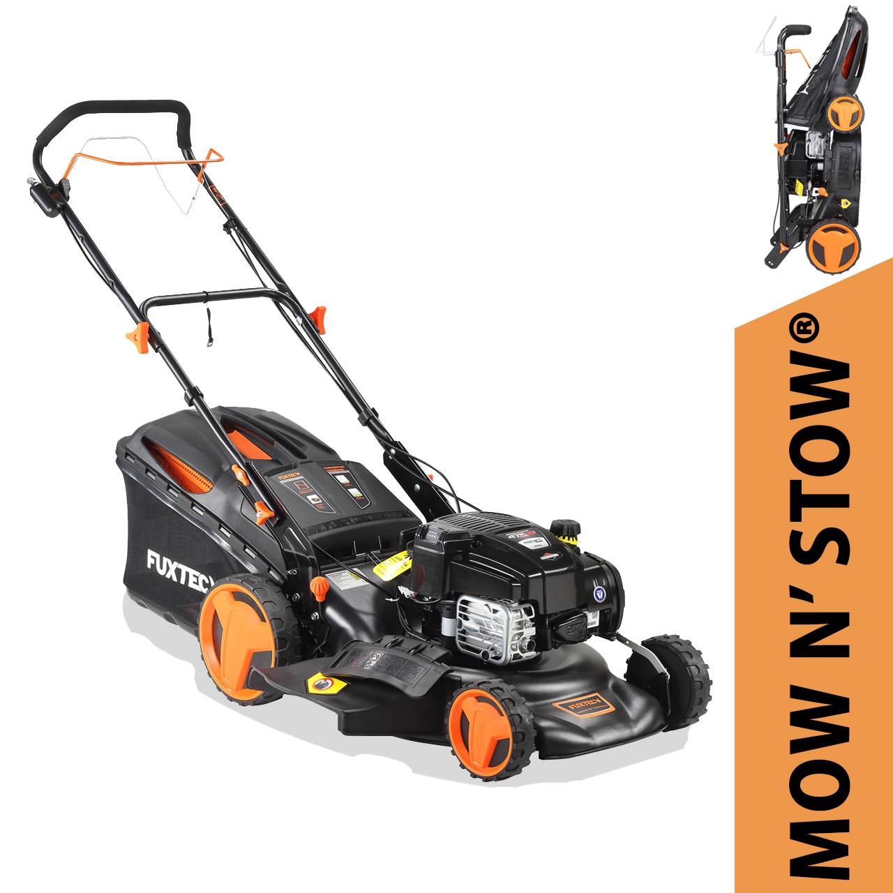 fuxtec-fx-rm46bs475is-benzin-rasenm-her-46cm-briggs-stratton-instart-mow-n-stow- image 3