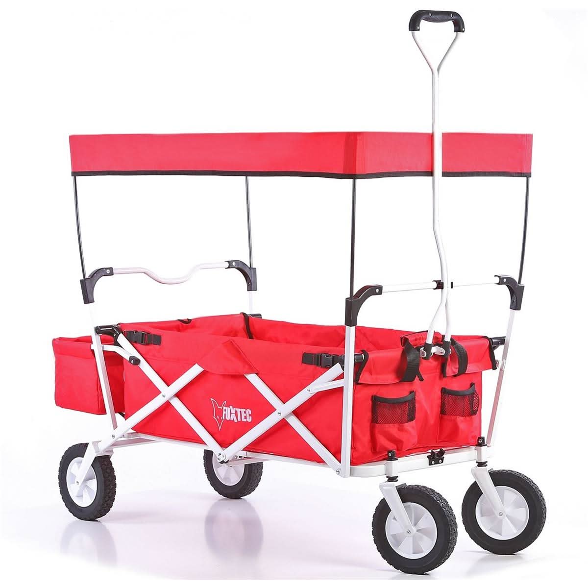 fuxtec-bollerwagen-rot-mit-sonnendach-jw-76a-b-ware image 1