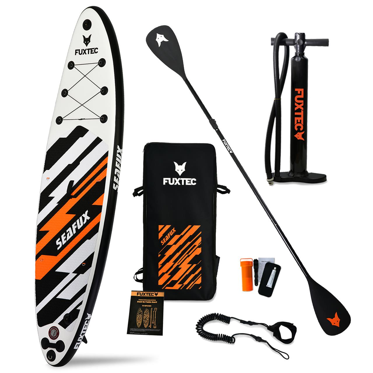 fuxtec-b-ware-fx-sup320d1-double-layer-stand-up-paddle-board-seafux-sup-set image 2