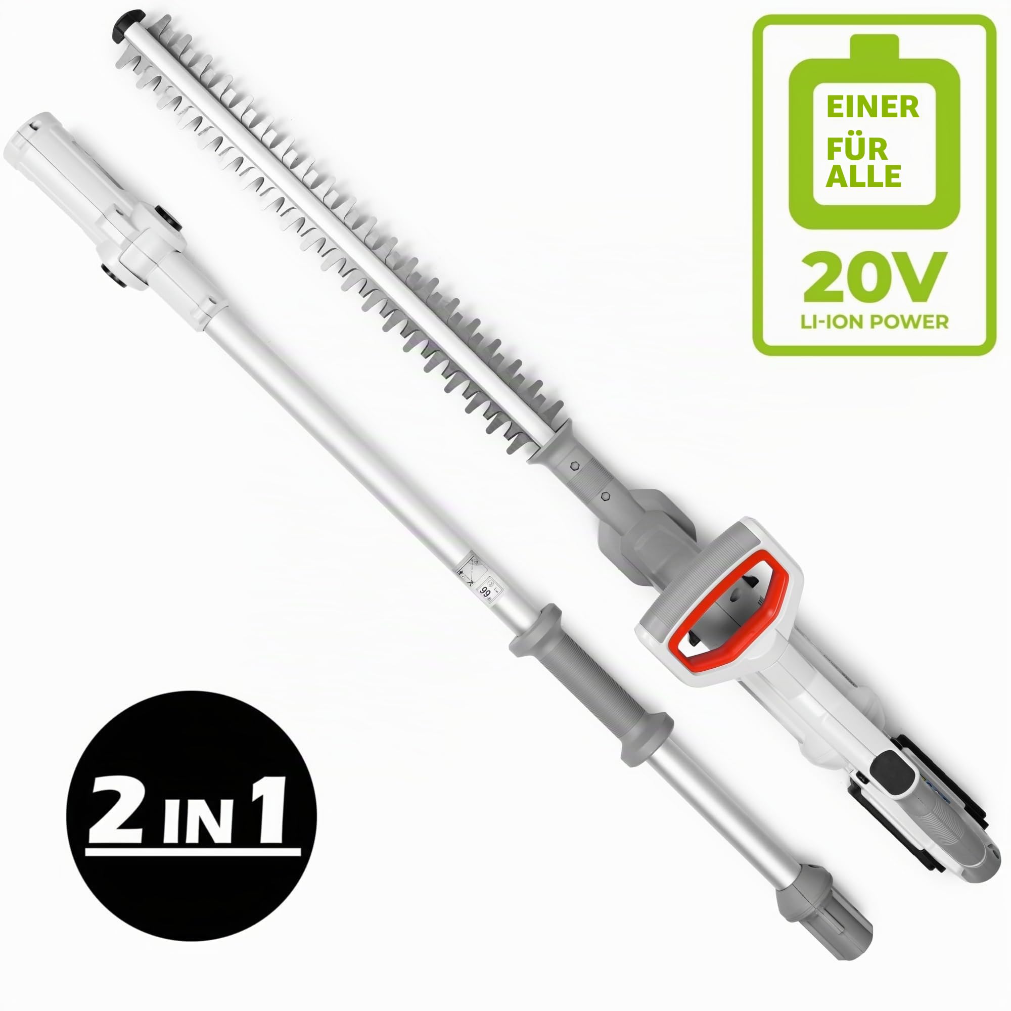 ikra-icph-2050-2in1-teleskop-heckenschere-20v-mit-2-akkus-und-schnelllader image 8