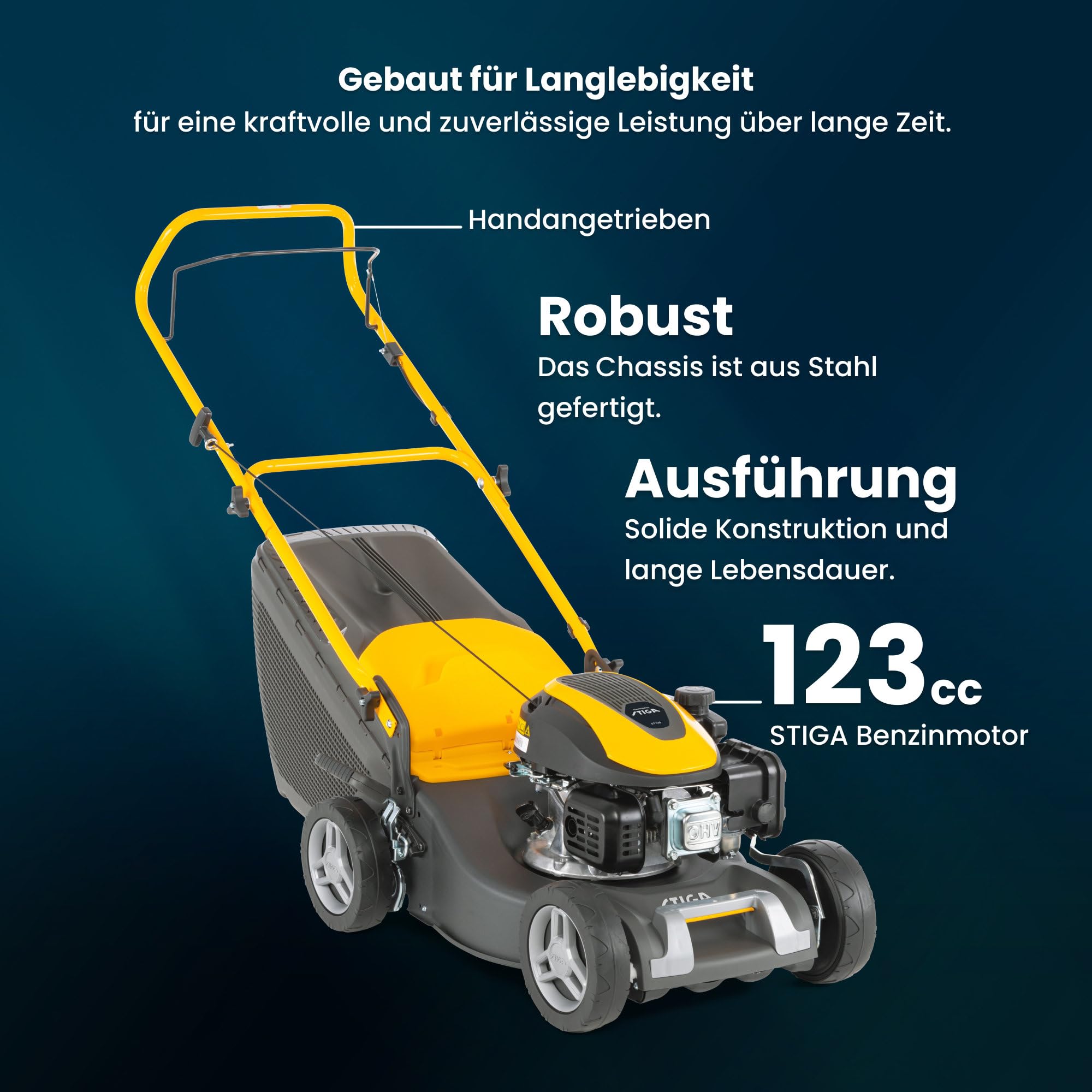 stiga-collector-43-a-benzin-rasenm-her-123-cm-41-cm-schnittbreite-60-l-fangkorb- image 2