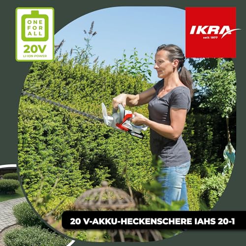 ikra-heckenschere-iahs-20-1-20v-inkl-2-akkus-schnellladeger-t image 8
