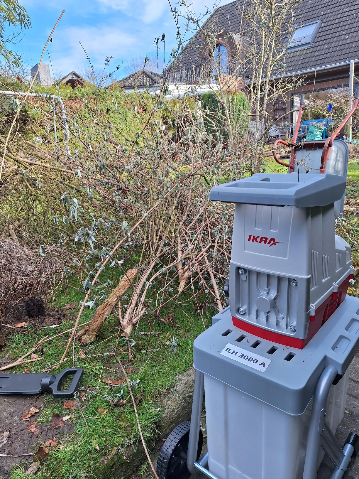 Leiser Häcksler mit Top-Ausstattung