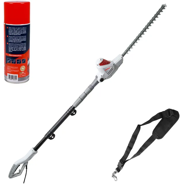 ikra-iths-600-elektro-teleskop-heckenschere-51-cm-schnittl-nge-inkl-pflegespray image 1