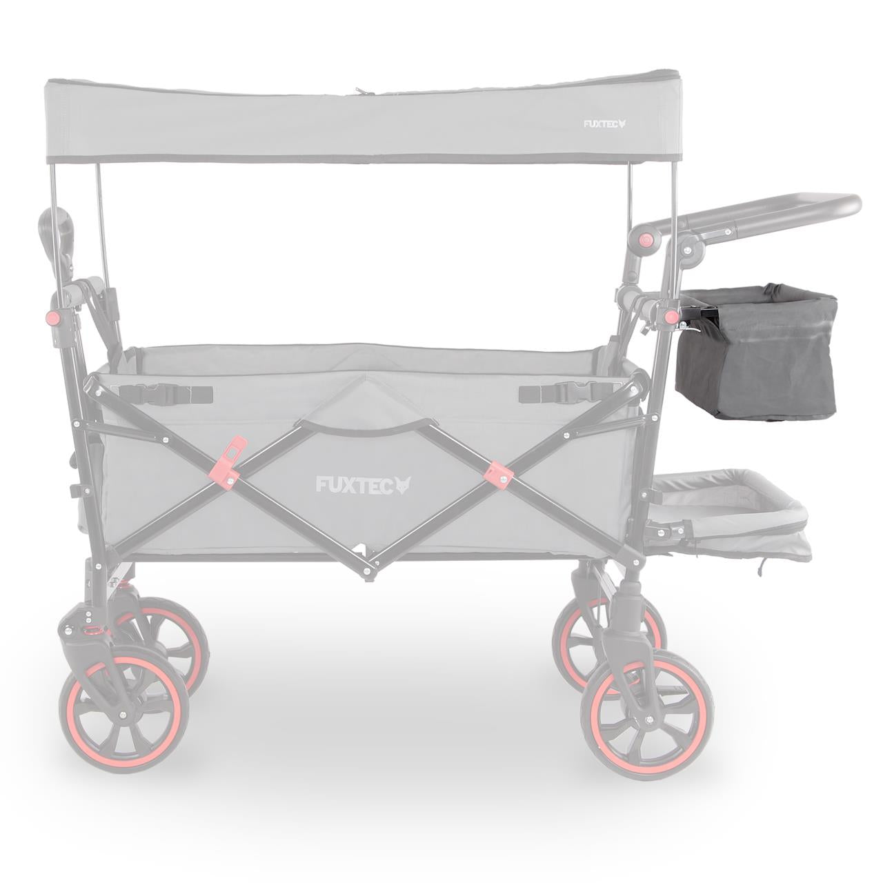 fuxtec-stoffbezug-hecktasche-grau-f-r-bollerwagen-ct850 image 1