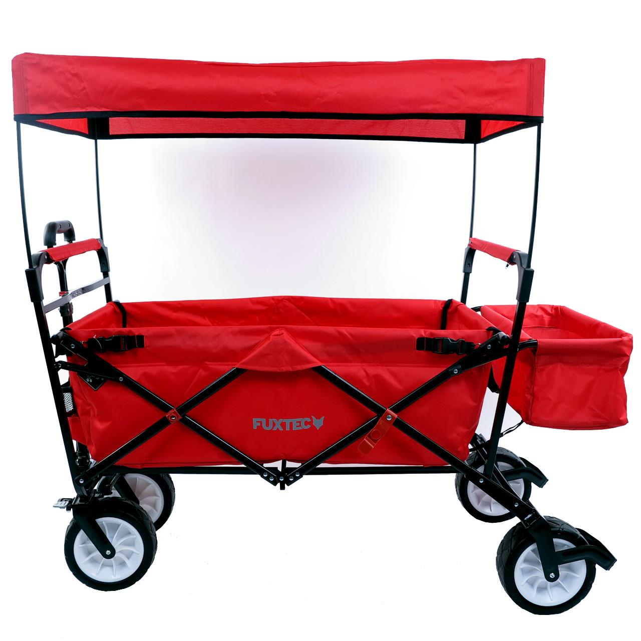 fuxtec-bollerwagen-jw-76cr-rot-mit-sonnendach-b-ware image 3