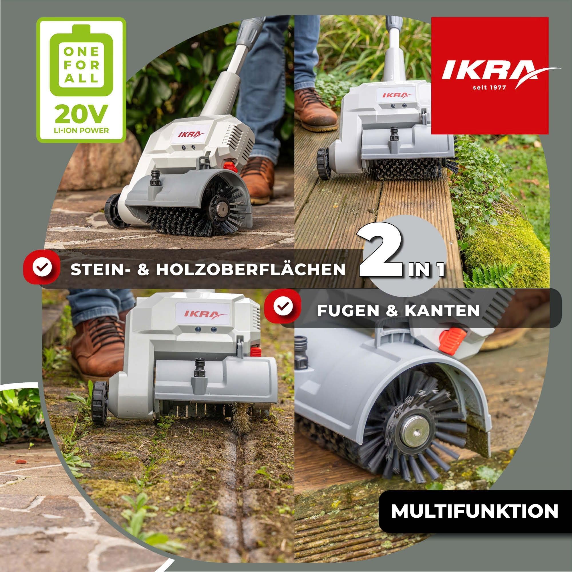 ikra-iatr-20-akku-oberfl-chenreiniger-und-fugenreiniger-vario-brush-inkl-akku-un image 8