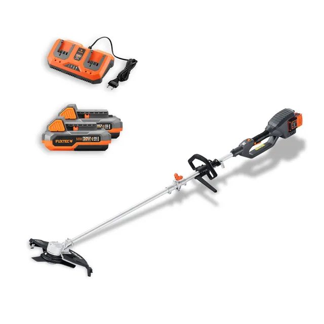 fuxtec-40v-akku-motorsense-fx-e2ms-set-35-cm-fadenkopf-2x20v-akkus-doppelladeger image 1