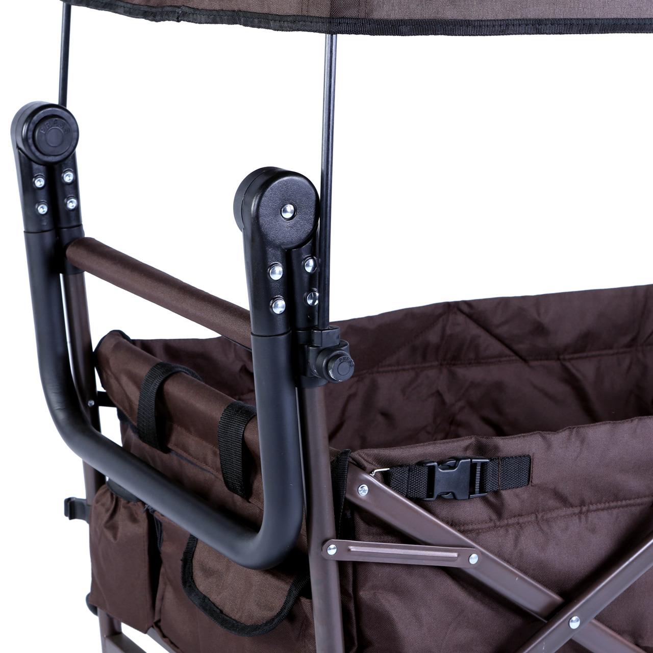 fuxtec-bollerwagen-fx-ct700-faltbar-in-grau-mit-uv-sonnendach-und-schiebegriff-b image 6