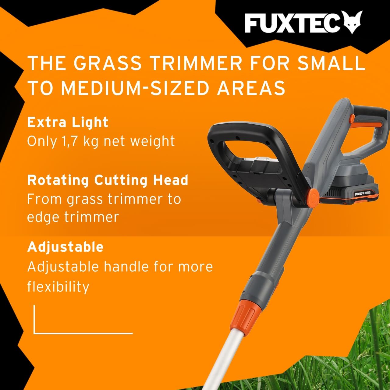 fuxtec-fx-gt20-20v-akku-rasentrimmer-set-inkl-akku image 5