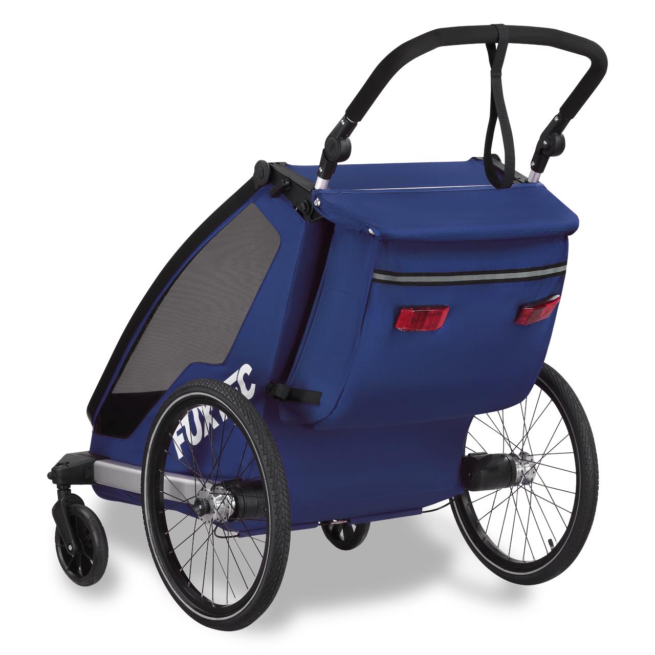 fuxtec-fahrradanh-nger-jogger-sportfux-fx-fa1-set-blau-mit-jogger-rad image 4