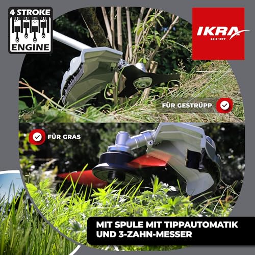 ikra-ibf-31-4-benzin-freischneider-mit-4-takt-motor-31-cm-inkl-fadenspule-3-zahn image 8