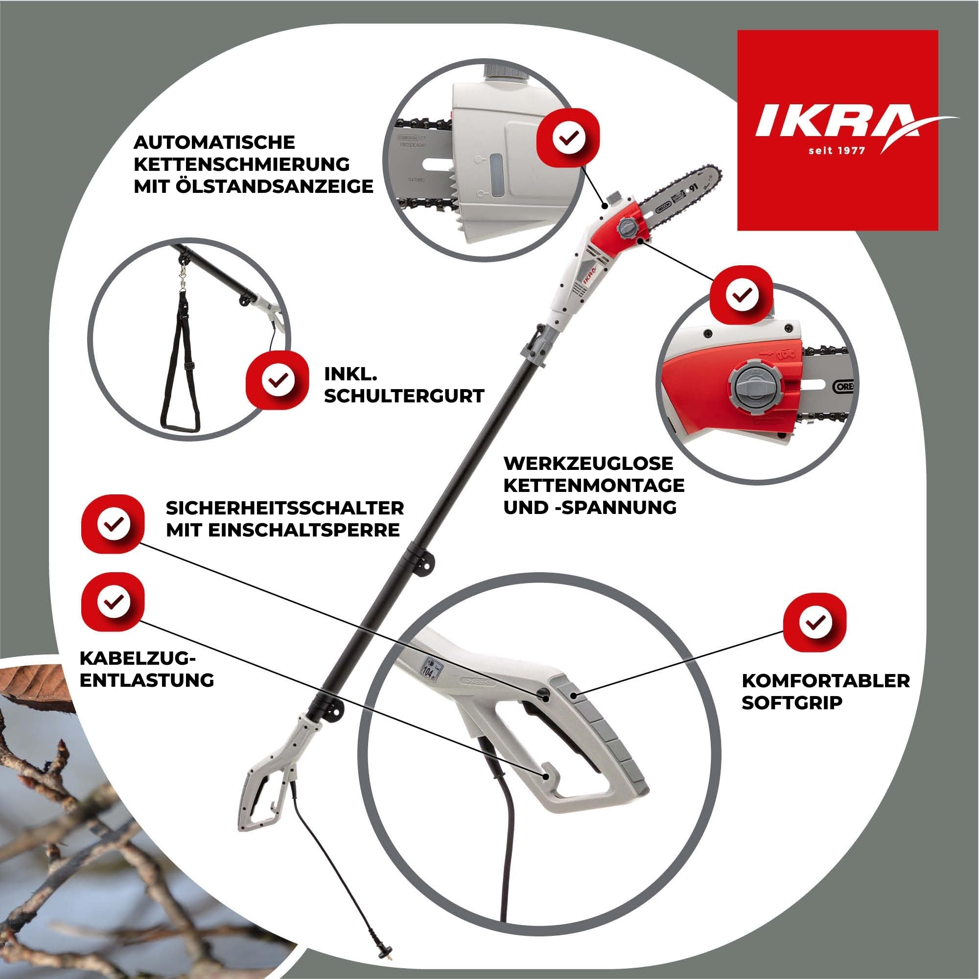 ikra-elektro-teleskop-asts-ge-ieas-750-hochentaster-mit-oregon-schwert-und-kette image 6