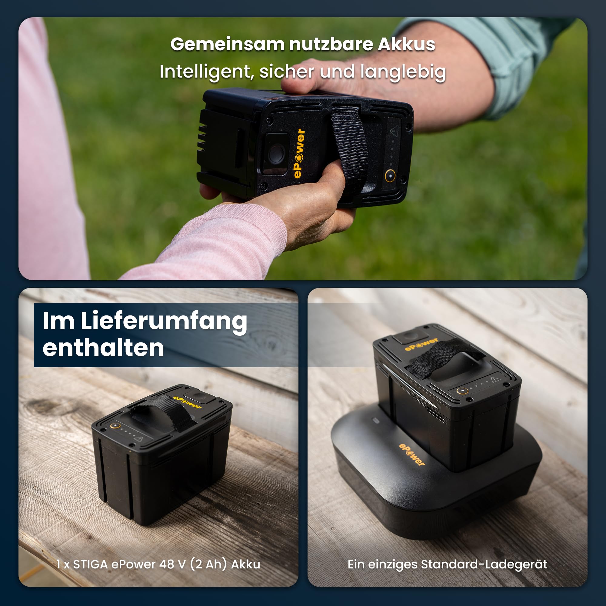 stiga-gt-500e-kit-akku-rasentrimmer-48-v-2-ah-30-cm-schnittbreite image 3