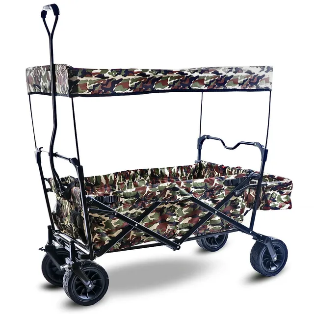 fuxtec-bollerwagen-fx-bw100-army-mit-dach-b-ware image 1